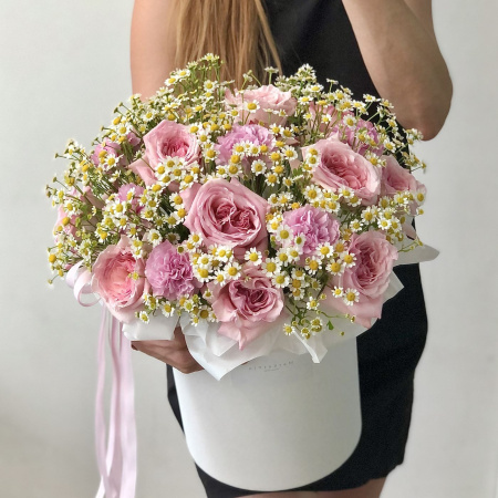 КОРОБКА С ПИНК ОХАРА И МАТРИКАРИЕЙ